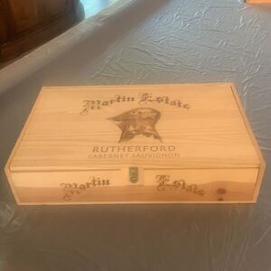 Great Wooden  Wine Crate
